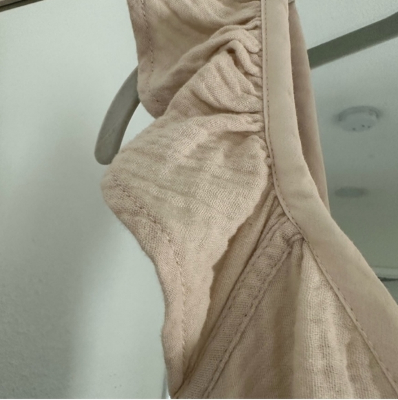 Magaschoni- 100% Organic Cotton Gauze Flow Style Maxi Dress (Sand)-M - Picture 12 of 12